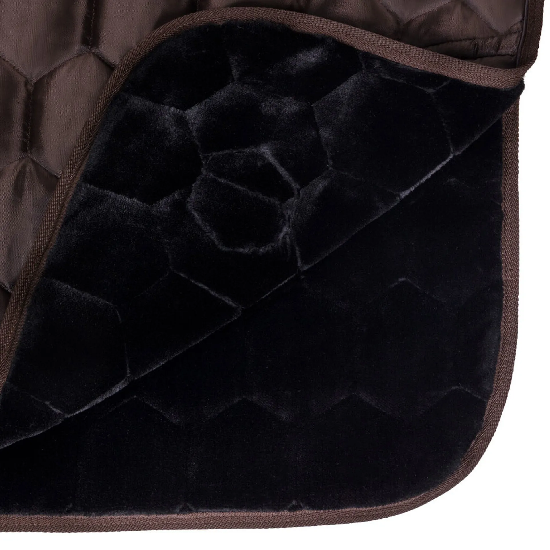 QHP Classy Quilt 100g Quarter Sheet Dark Brown - Main Image