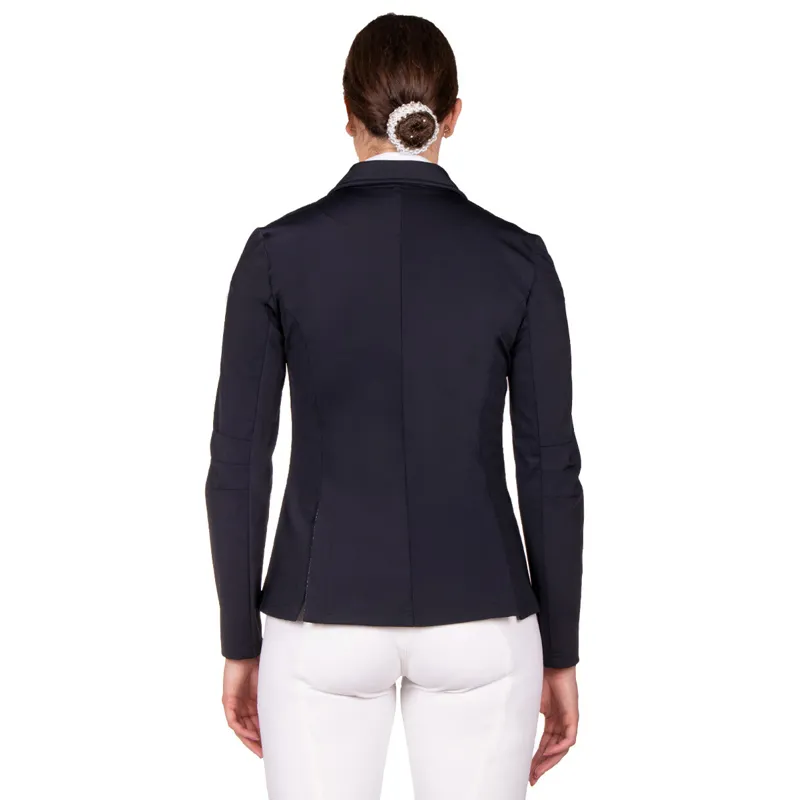 QHP Elaina Junior Girls Competition Jacket - Black-1