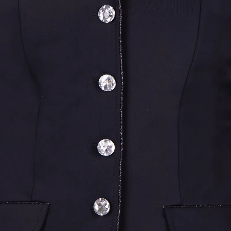 QHP Elaina Junior Girls Competition Jacket - Black-3