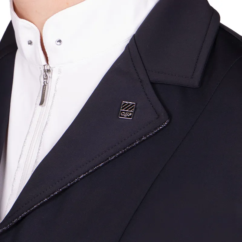 QHP Elaina Junior Girls Competition Jacket - Black-4