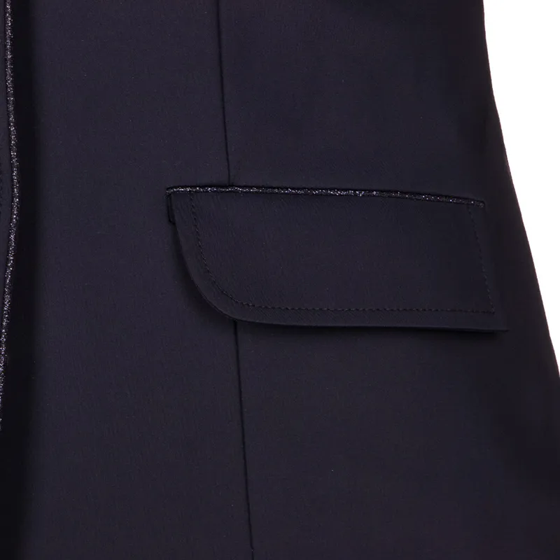 QHP Elaina Junior Girls Competition Jacket - Black-5