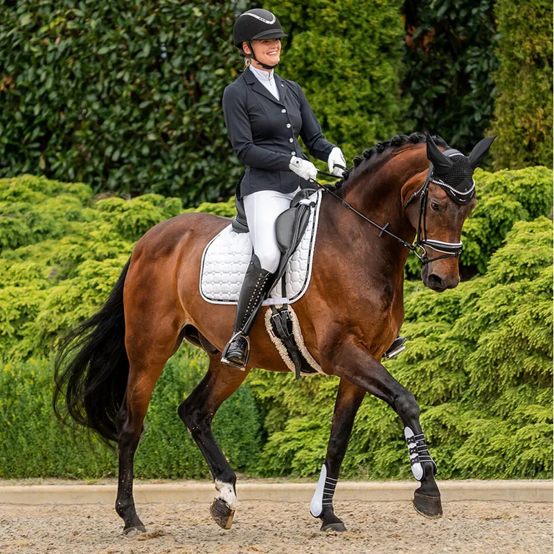 QHP Elaina Junior Girls Competition Jacket - Black-7