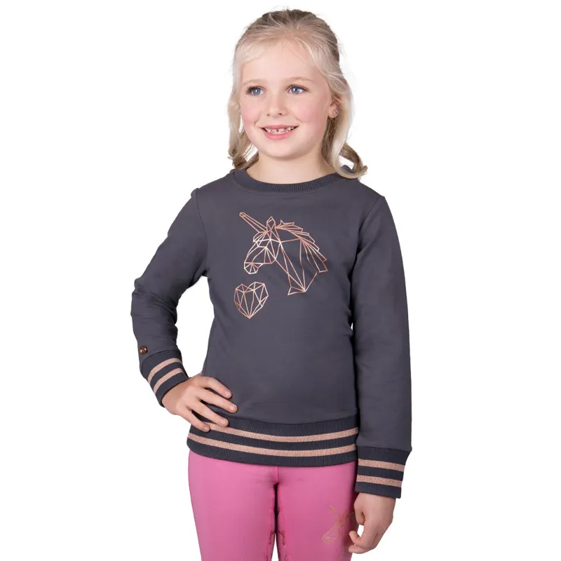 QHP Didy Junior Sweater - Grey