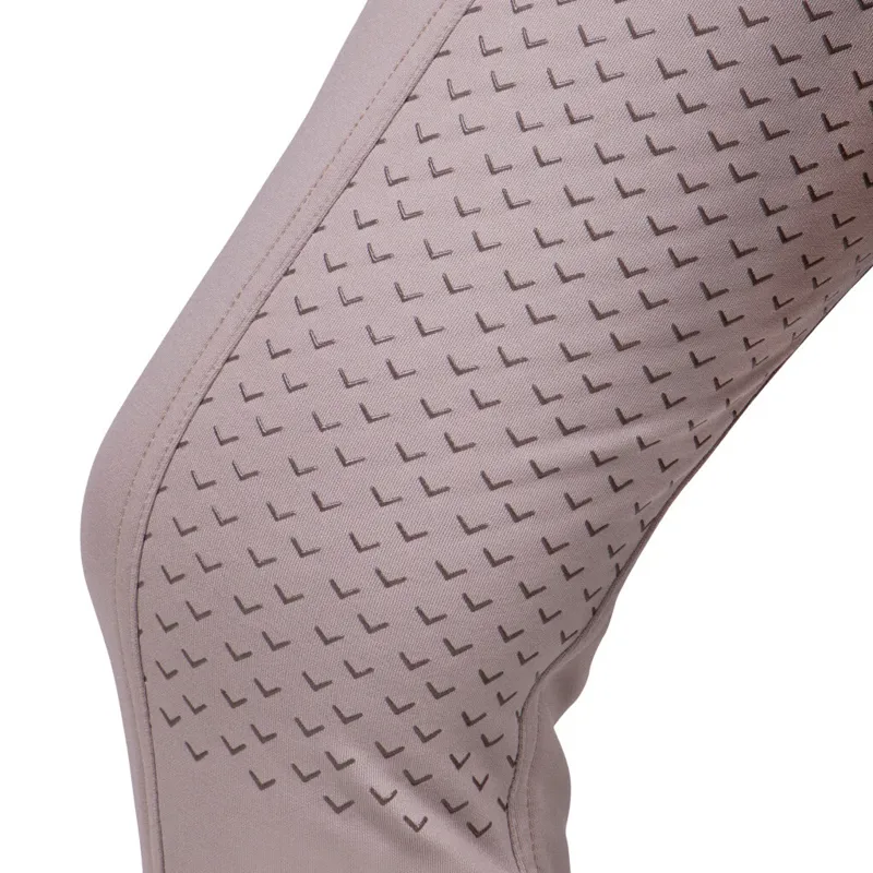 QHP Emma Softshell Full Grip Junior Competition Breeches - Beige-5