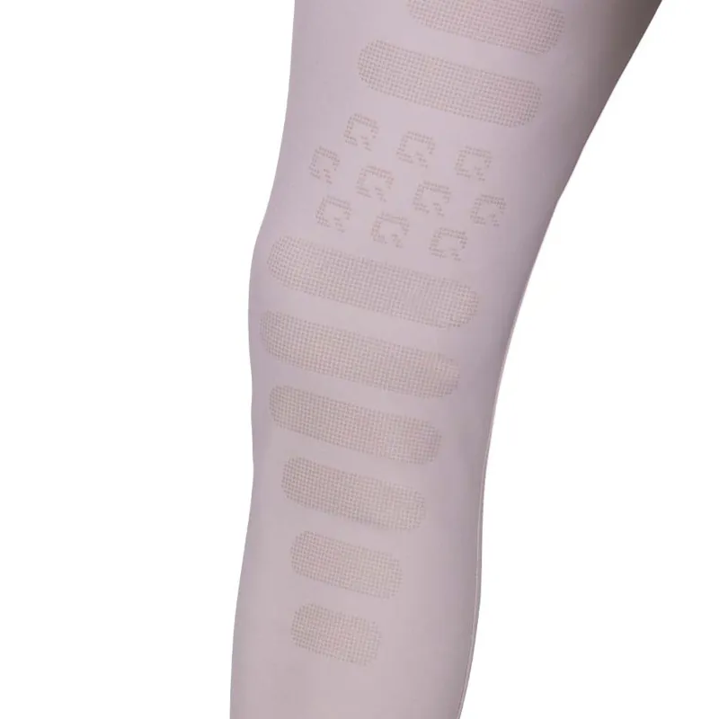 QHP Fillip Knee Grip Mens Competition Breeches - Beige-2