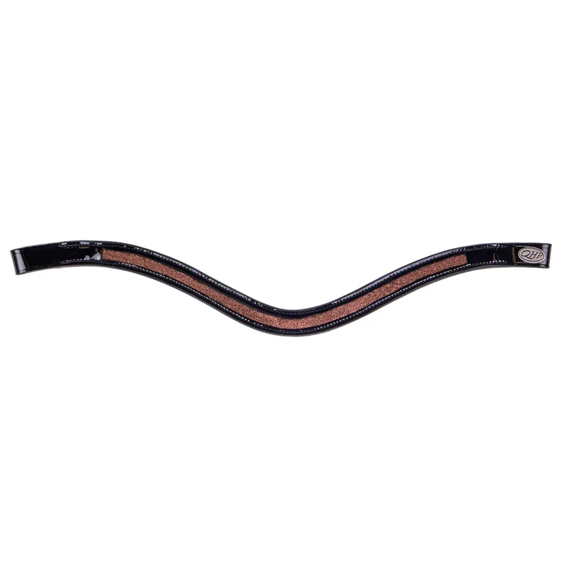 QHP Hailyn Glitter Browband - Black/Brown