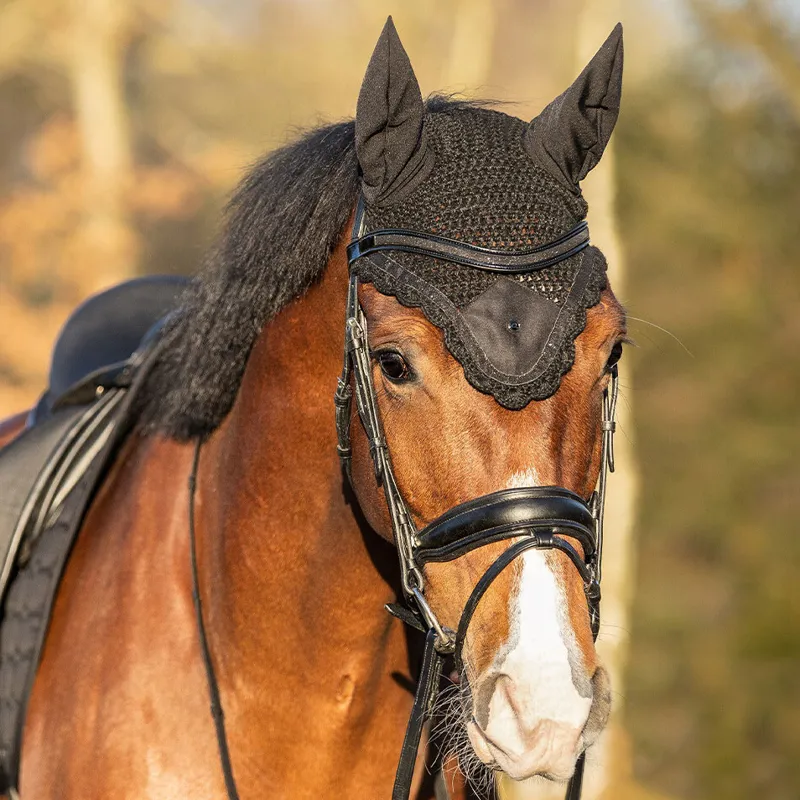 QHP Hailyn Glitter Browband - Black-2