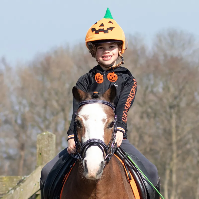 QHP Halloween Hat Cover - Pumpkin-1