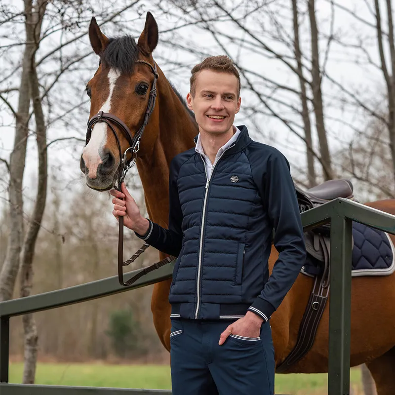 QHP Jax Mens Jacket - Navy-1