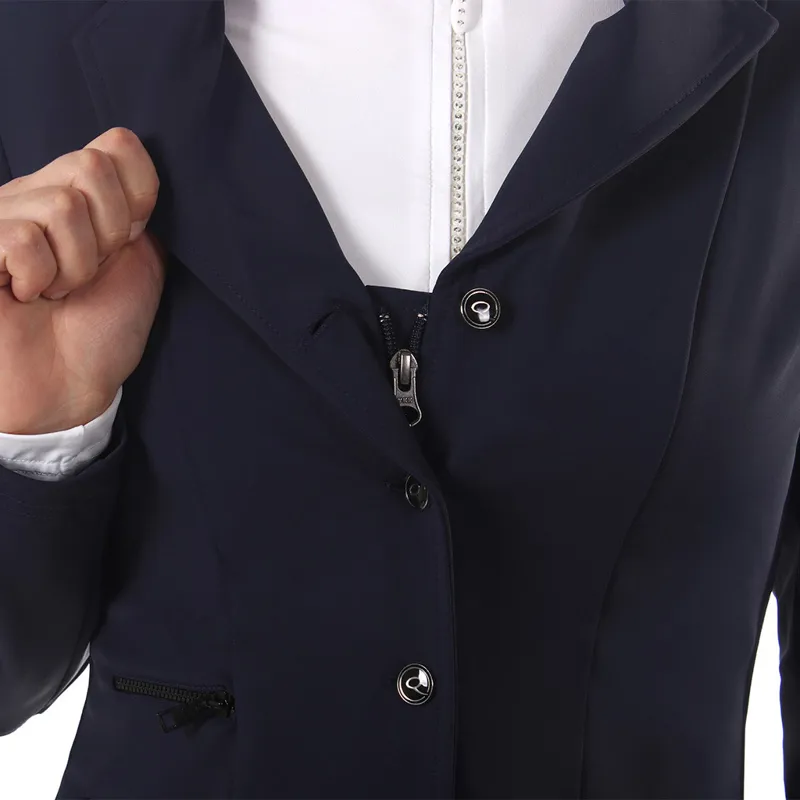 QHP Juliet Ladies Show Jacket - Blue-2