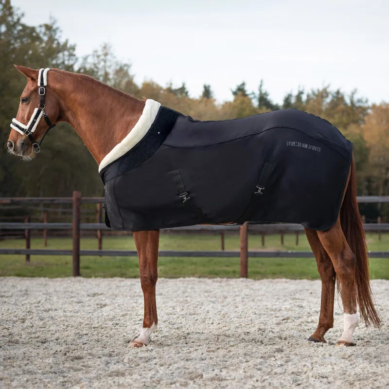 QHP Julin Show Rug - Black-5