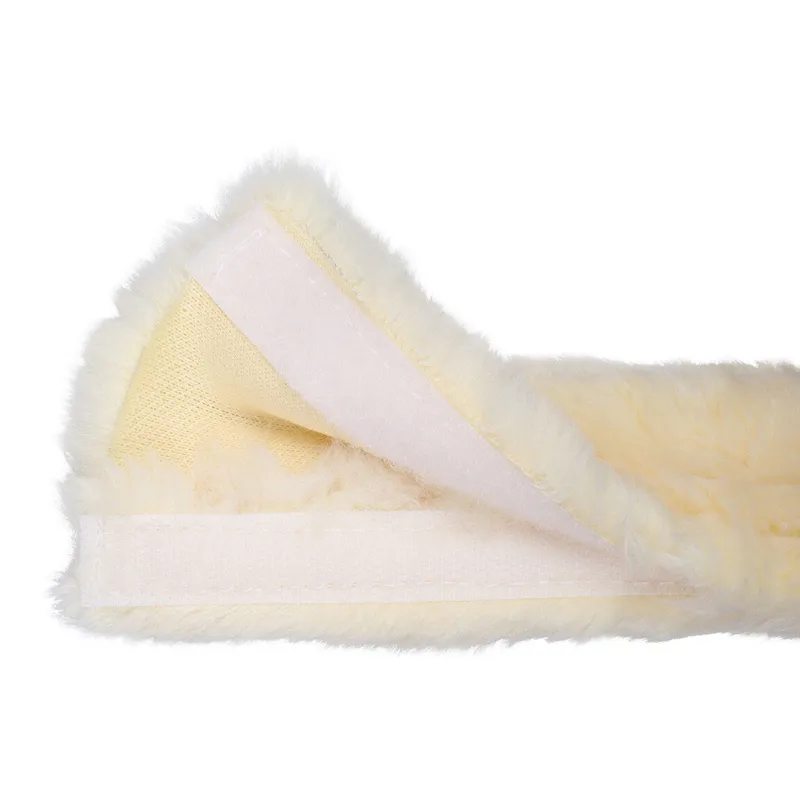 QHP Faux Fur Martingale Cover - Cream-1