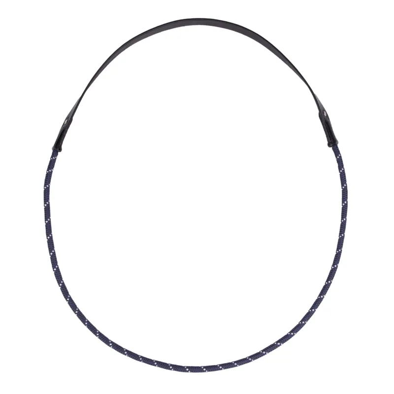 QHP Leer Neck Rope - Navy