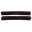QHP Faux Fur Rein Covers - Brown
