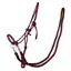 QHP Free Riding Rope Halter with Reins - Burgundy