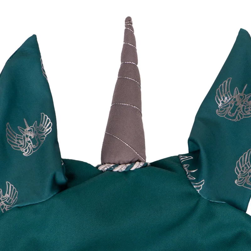 QHP Veerle Unicorn Ear Net - Teal-1