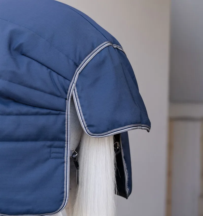 Rambo Optimo Plus 400g Heavy Stable Rug - Navy/Thunderstorm Grey-5