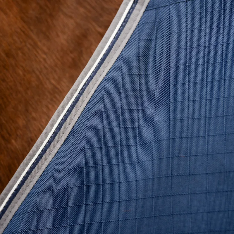 Rambo 100g Stable Rug - Navy/Thunderstorm Grey/Silver-4