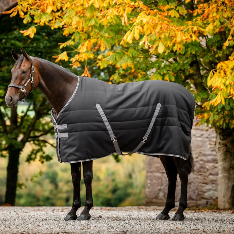 Rambo 200g Stable Rug - Black/Thunderstorm Grey/Silver