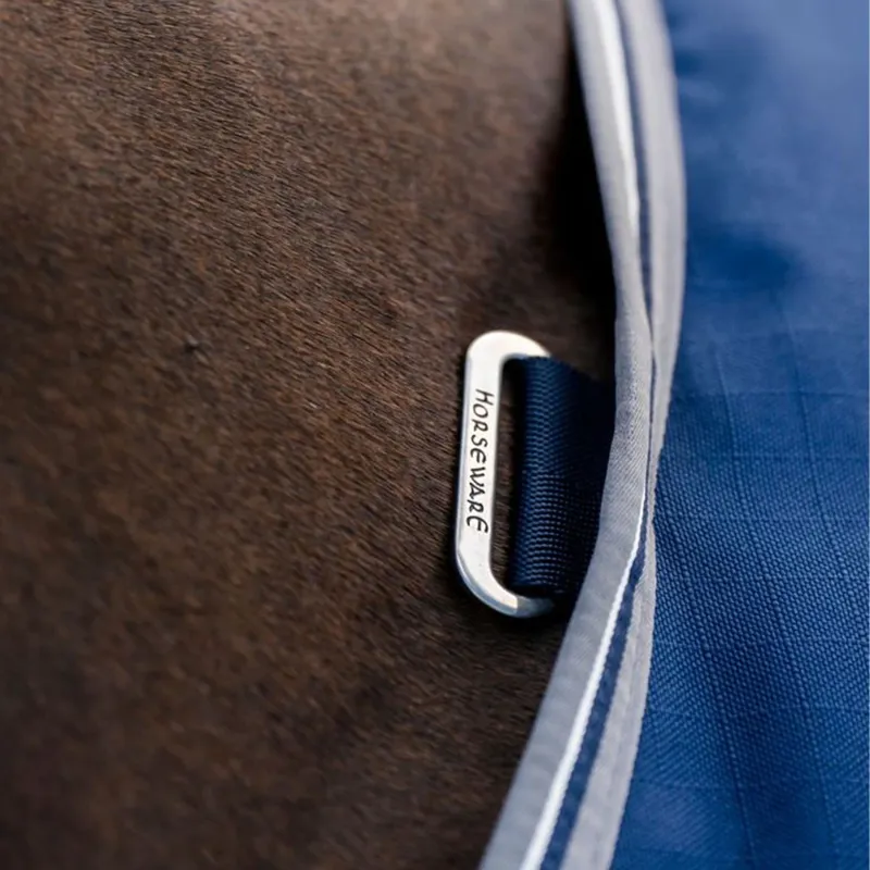 Rambo 200g Stable Rug - Navy/Thunderstorm Grey/Silver-3