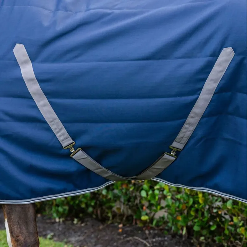 Rambo 200g Stable Rug - Navy/Thunderstorm Grey/Silver-4