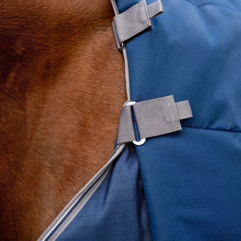 Rambo 200g Stable Hood - Navy/Thunderstorm Grey/Silver-2