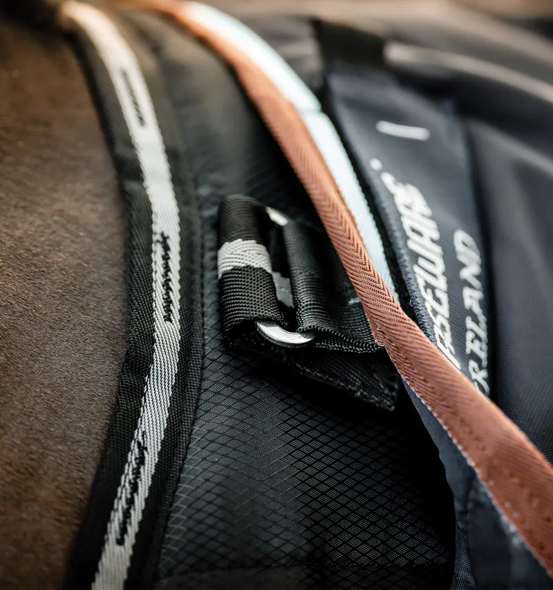 Horseware Easy-Layer Plus 400g Stable Rug - Black/Black/Silver-3