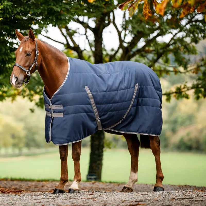 Rambo 200g Stable Rug - Navy/Thunderstorm Grey/Silver