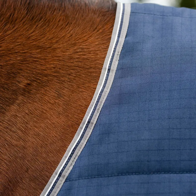 Rambo 400g Stable Rug - Navy/Thunderstorm Grey/Silver-3