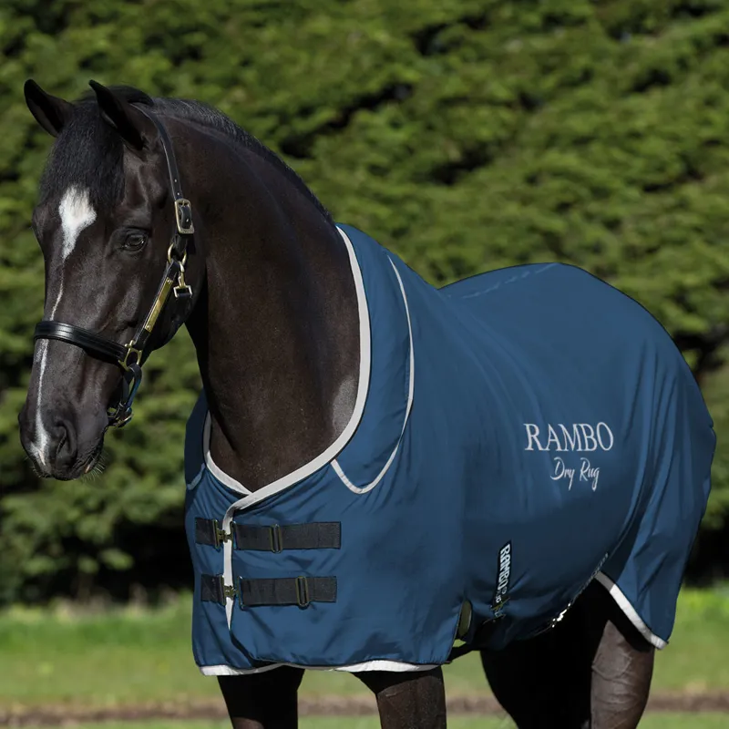 Rambo Supreme Dry Rug - Navy/Silver