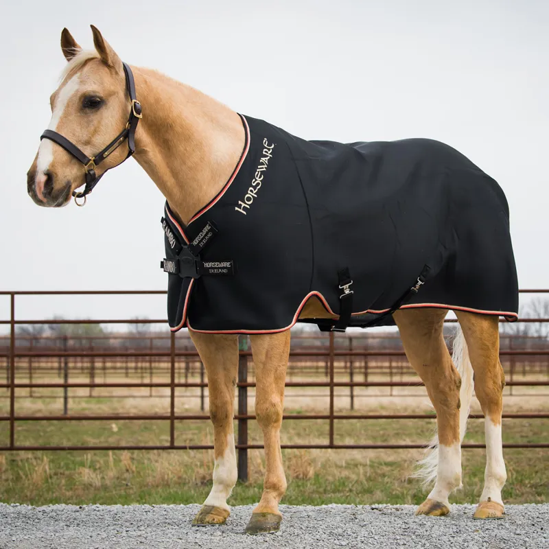 Rambo Airmax Cooler Rug with Disc Front - Black/Tan/Orange
