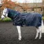 Rambo Mack in a Sack Riding Rainsheet - Navy/Burgundy/Teal