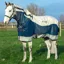 Rambo Summer Series Turnout Rug - Navy/Grey