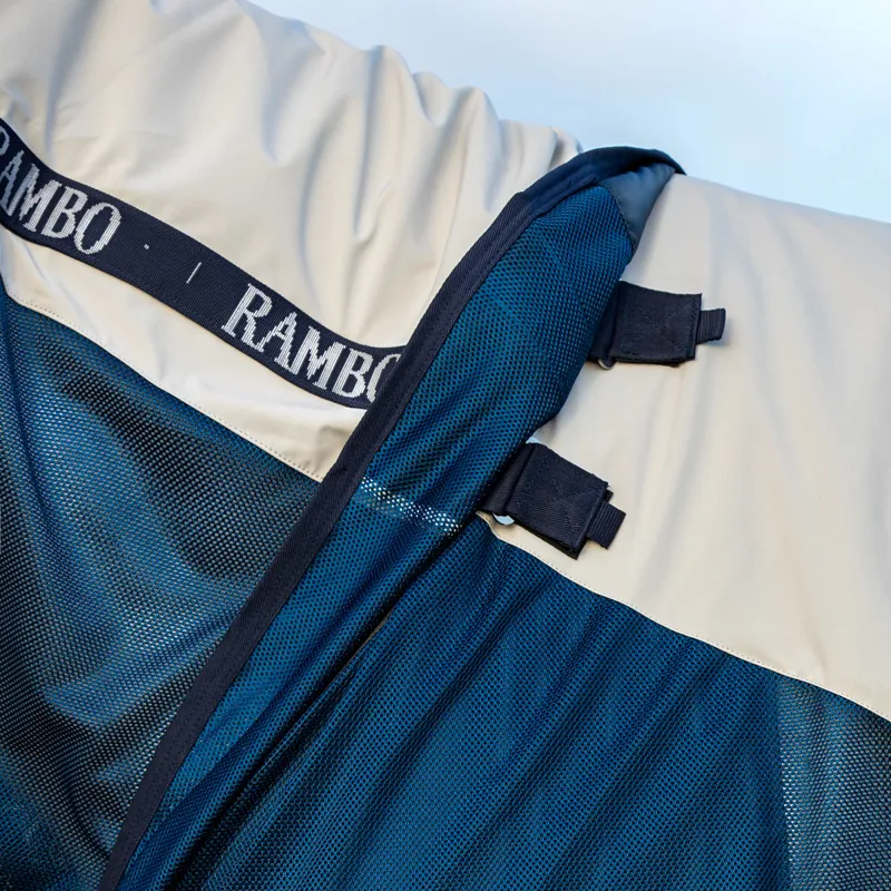 Rambo Summer Series Turnout Rug - Navy/Grey-2
