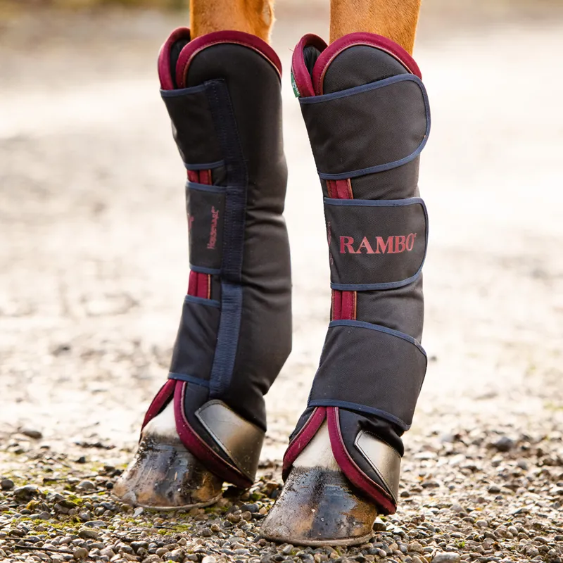 Rambo Travel Boots - Navy/Burgundy/Teal/Navy