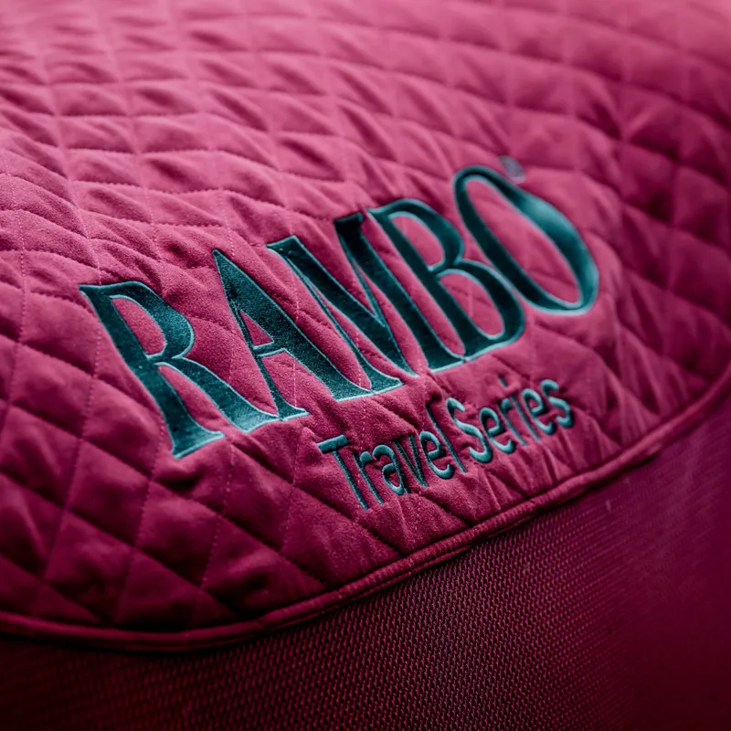 Rambo Travel Series Rug V1 - Burgundy/Teal-1
