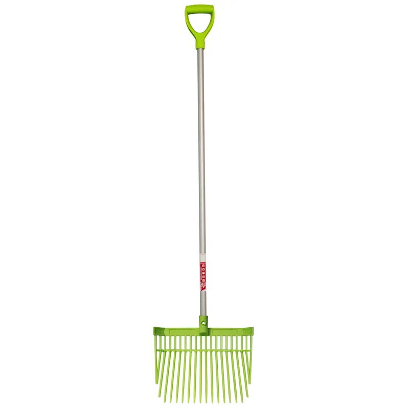 Red Gorilla D-Handle PC Medium Bedding Fork - Pistachio