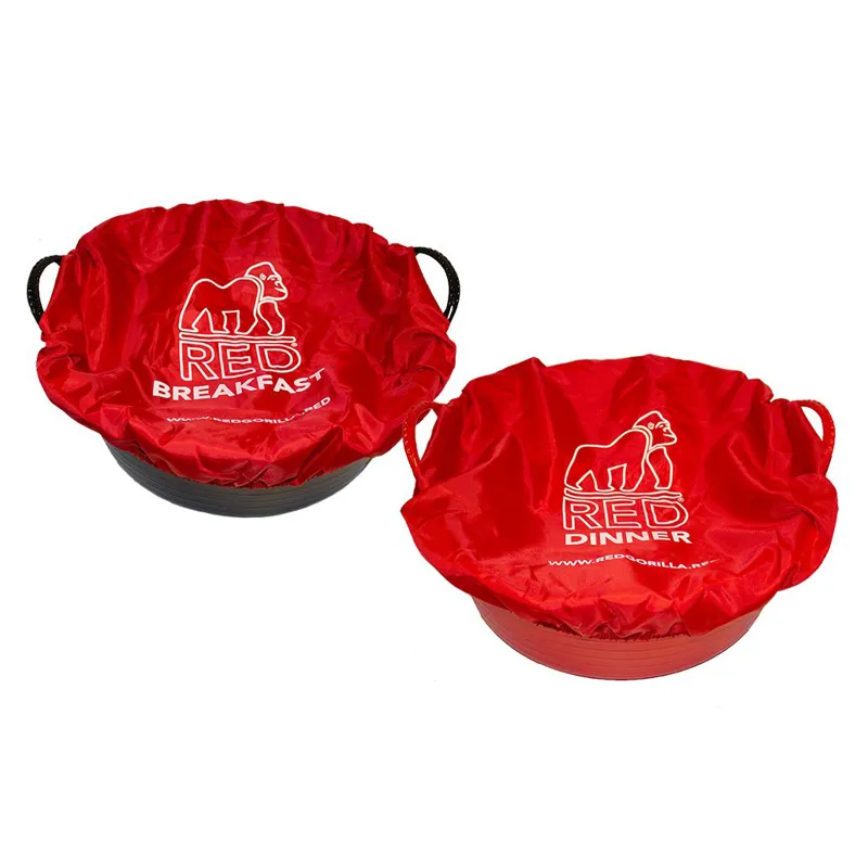 Red Gorilla Breakfast/Dinner Tub Covers - Red