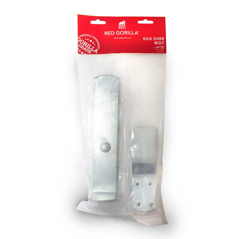 Red Gorilla Latch Over Kick Bolt - Silver-1
