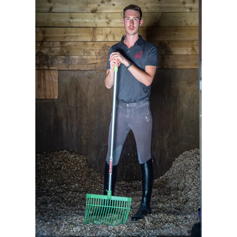 Red Gorilla Straight Handle PC Medium Bedding Fork - Pistachio-1