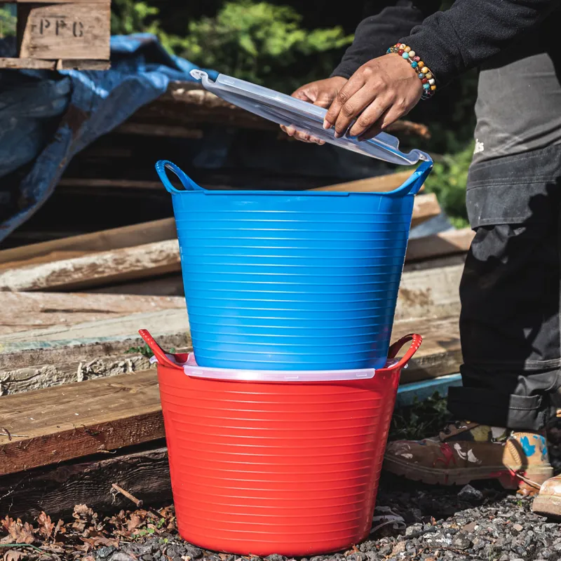 Red Gorilla Bucket Tubtop Lid - Clear-2