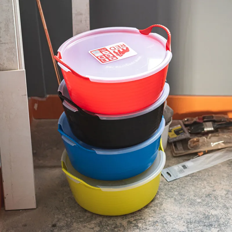 Red Gorilla Bucket Tubtop Lid - Clear-3