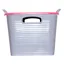 Red Gorilla Stack N Store Box - Grey/Pink