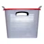 Red Gorilla Stack N Store Box - Grey/Red