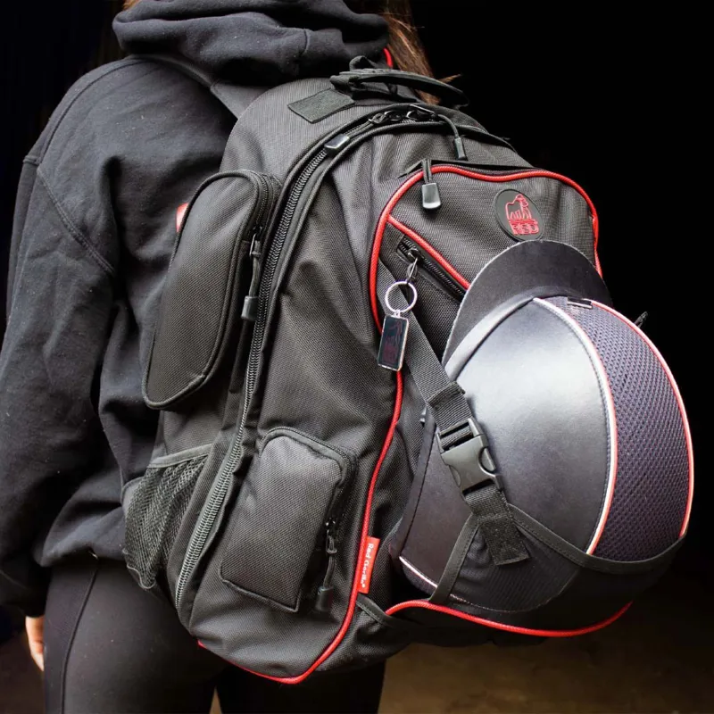 Red Gorilla Backpack - Black/Red-1