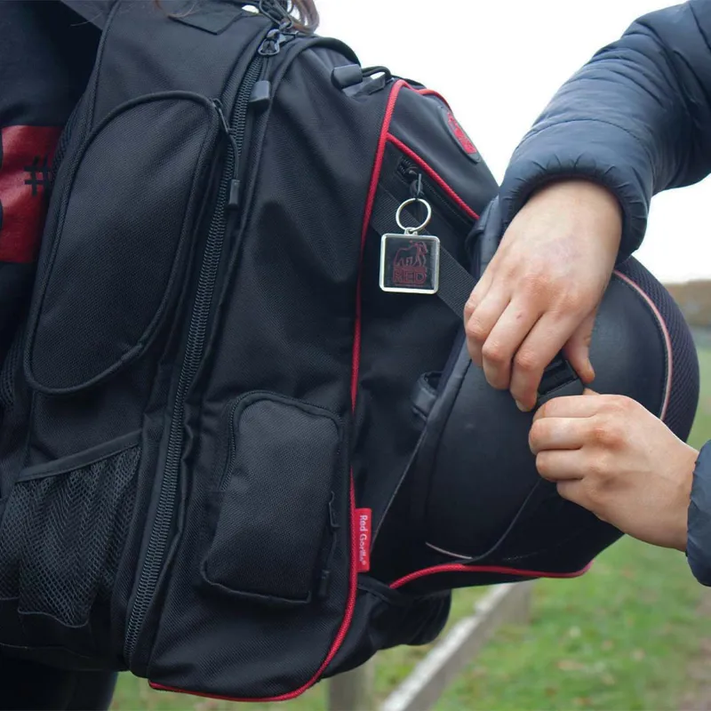 Red Gorilla Backpack - Black/Red-2