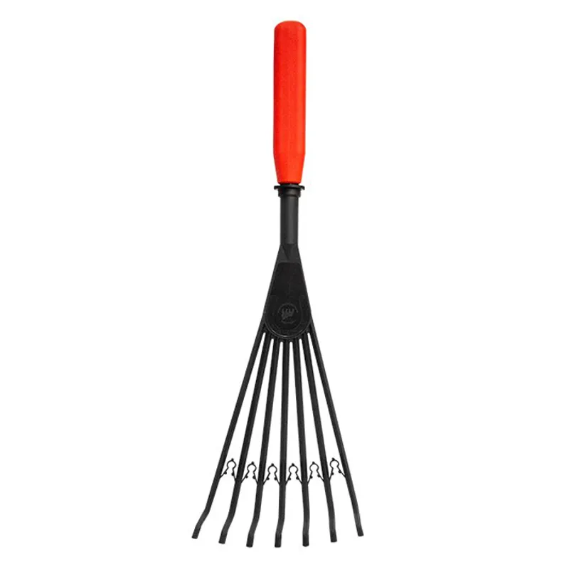 Red Gorilla Big Tidee Plastic Rake - Red