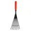 Red Gorilla Big Tidee Plastic Rake - Red