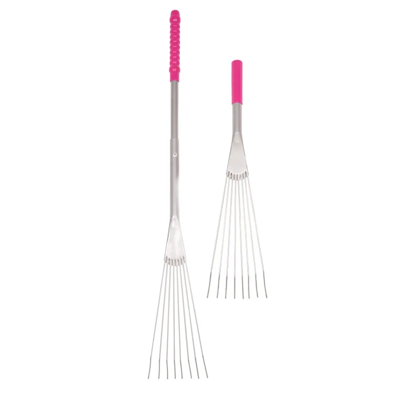Red Gorilla Big Tidee Spare Metal Rake - Pink