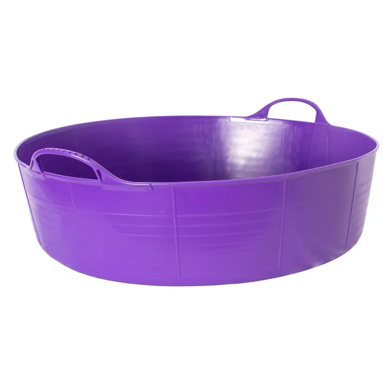 Red Gorilla Tubtrug Flexible Large Shallow 35L Tubtrug - Purple